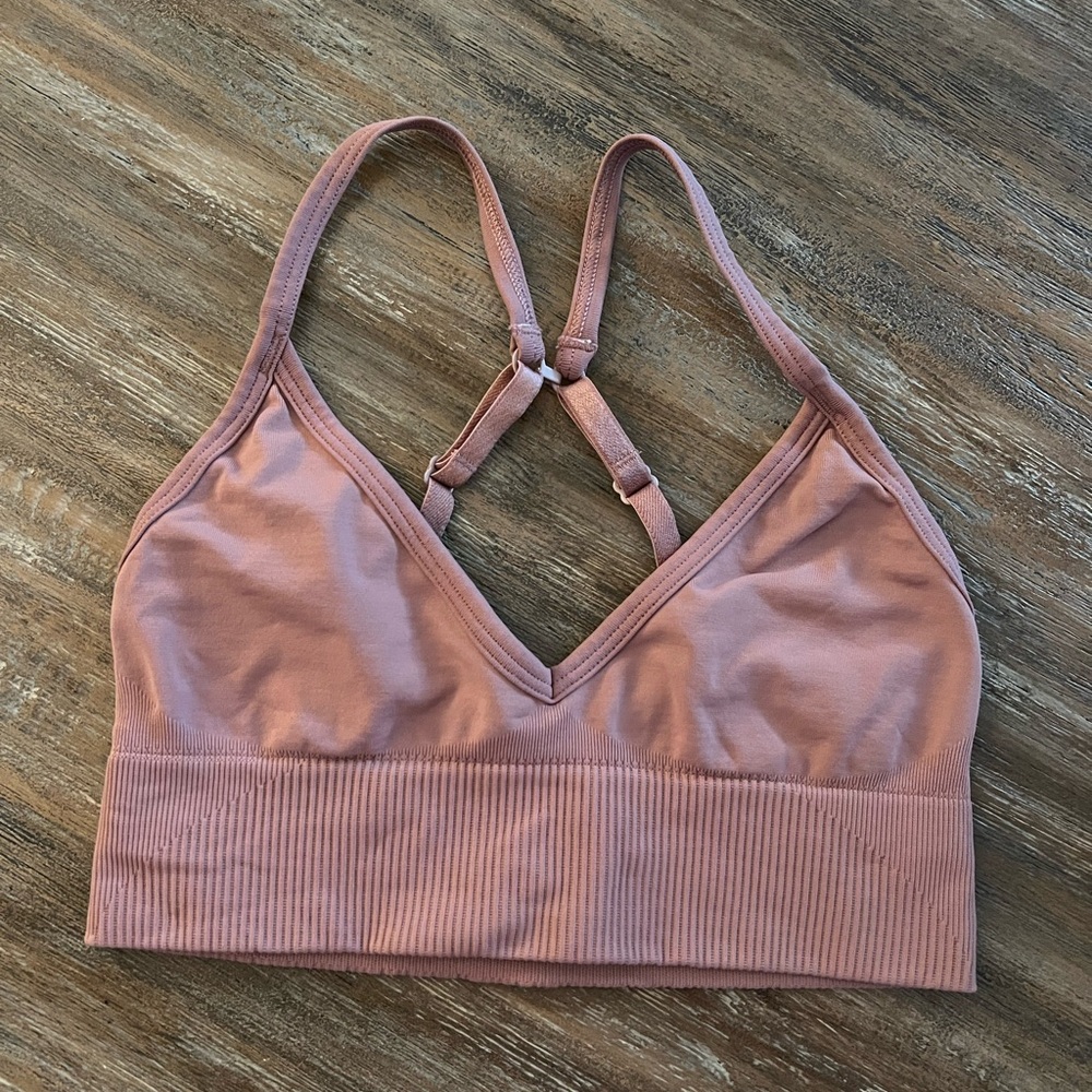 Lululemon Rose Pink Sports Bra - Size 2